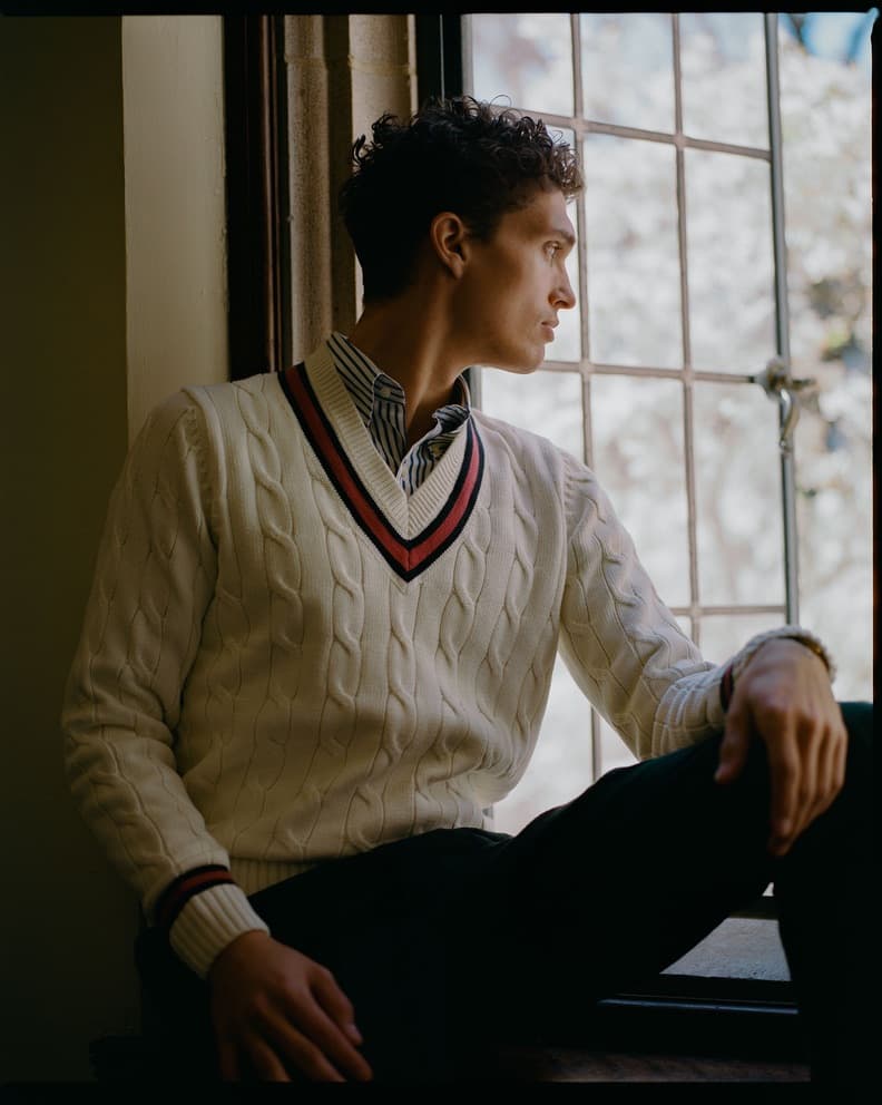 Cricket sweater - window